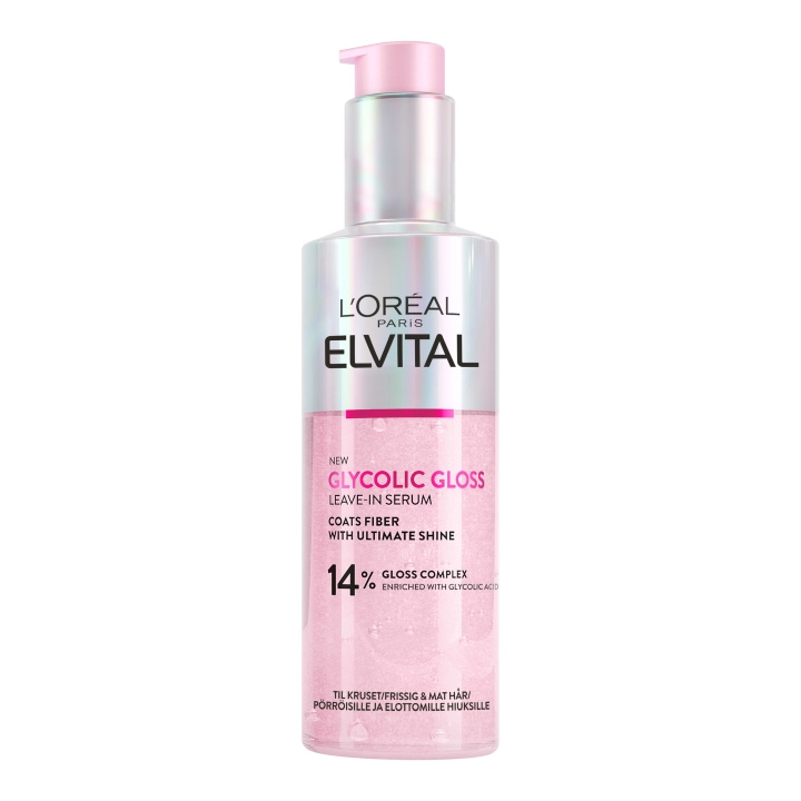 L\'Oreal Paris Elvital Glycolic Gloss leave-in til normalt hår - 150 ml i gruppen SKØNHED & HELSE / Hår og styling / Hårpleje hos TP E-commerce Nordic AB (D16995)