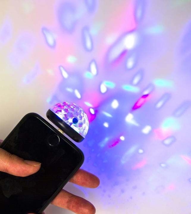 Kikkerland Black Phone Disco Light (US173-BK-EU) i gruppen SPORT, FRITID & HOBBY / Sjove gadgets / Sjove gadgets hos TP E-commerce Nordic AB (D16998)