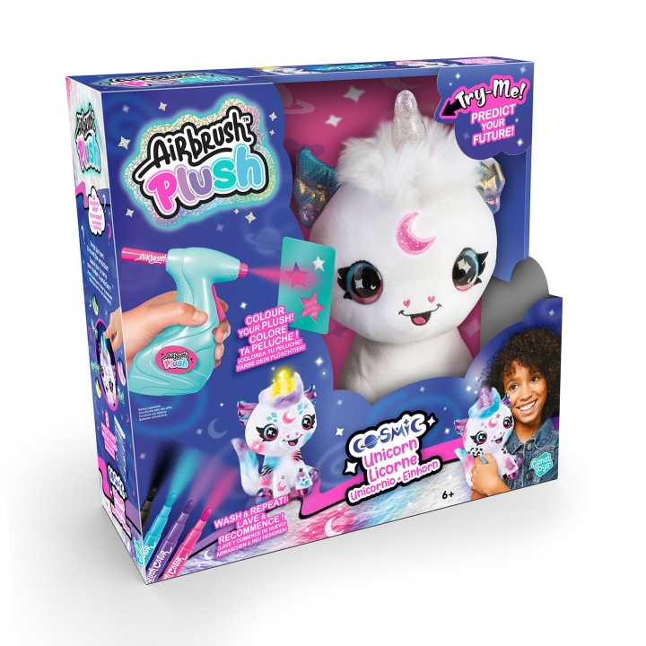 Airbrush Plush Kosmisk enhjørning (102811) i gruppen LEGETØJ, BØRN & BABY / Babyleg (0-3 år) / Tøjdyr hos TP E-commerce Nordic AB (D17015)