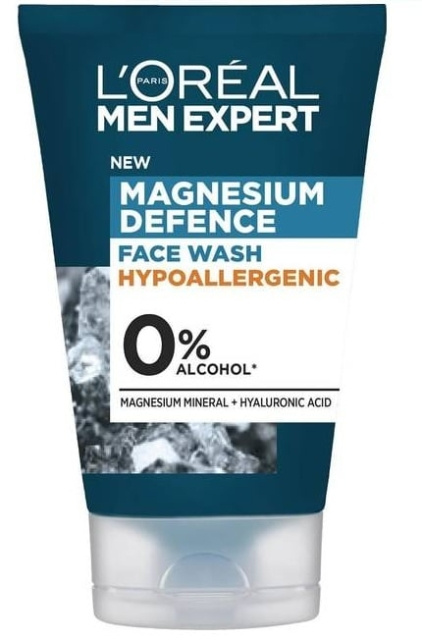 L\'Oreal Paris - Men Expert Magnesium Defense Face Wash 100 ml i gruppen SKØNHED & HELSE / Hudpleje / Ansigt / Rengøring hos TP E-commerce Nordic AB (D17098)