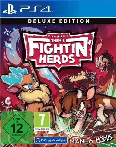 Them\'s Fightin\' Herds (Deluxe Edition) (DE/Multi in Game) (PS4) i gruppen HJEMMEELEKTRONIK / Spilkonsoller og tilbehør / Sony PlayStation 4 / Spil hos TP E-commerce Nordic AB (D17113)