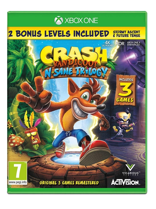 Crash Bandicoot - N\'Sane Trilogy Remastered (XONE) i gruppen HJEMMEELEKTRONIK / Spilkonsoller og tilbehør / Xbox One / Spil hos TP E-commerce Nordic AB (D17172)