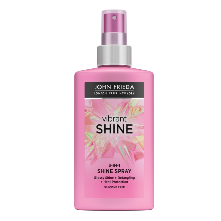 John Frieda Vibrant Shine Color 3-i-1 Shine Spray - 150 ml i gruppen SKØNHED & HELSE / Hår og styling / Hår styling / Hårspray hos TP E-commerce Nordic AB (D17211)