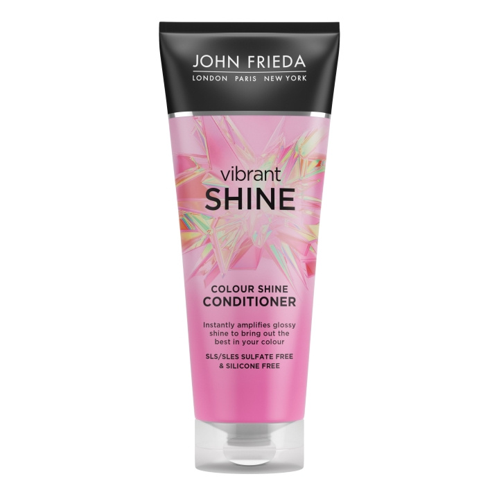 John Frieda Vibrant Shine Color Conditioner - 250 ml i gruppen SKØNHED & HELSE / Hår og styling / Hårpleje / Balsam hos TP E-commerce Nordic AB (D17212)