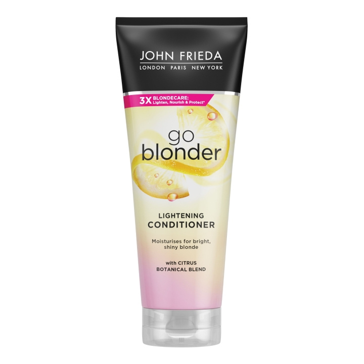 John Frieda Go Blonder Lightening Conditioner - 250 ml i gruppen SKØNHED & HELSE / Hår og styling / Hårpleje / Balsam hos TP E-commerce Nordic AB (D17223)