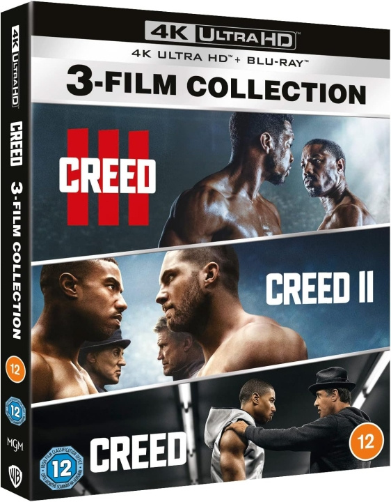 Creed / Creed II / Creed III 4K Ultra HD + Blu-Ray i gruppen HJEMMEELEKTRONIK / Lyd & billede / Tv og tilbehør / Film / Blu-ray hos TP E-commerce Nordic AB (D17266)