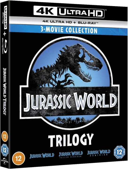 Jurassic World Trilogy 4K Ultra HD + Blu-Ray i gruppen HJEMMEELEKTRONIK / Lyd & billede / Tv og tilbehør / Film / Blu-ray hos TP E-commerce Nordic AB (D17267)