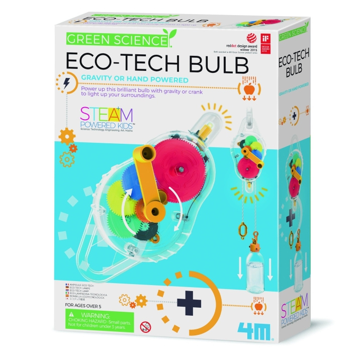 4M Green Science Eco-Tech Pære - Flerfarvet - 96-168 m i gruppen LEGETØJ, BØRN & BABY / Legetøj / Eksperiment og gør det selv hos TP E-commerce Nordic AB (D17279)