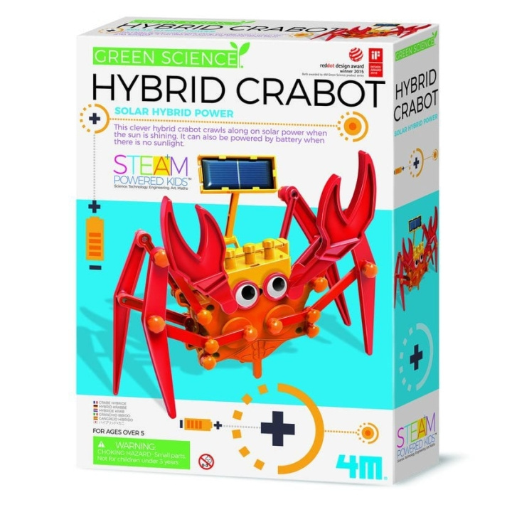 4M Green Science / Hybrid Crabot - (4M-03448) i gruppen LEGETØJ, BØRN & BABY / Legetøj / Eksperiment og gør det selv hos TP E-commerce Nordic AB (D17281)