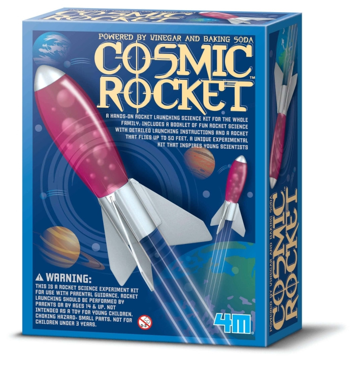 4M Kidz Labs Cosmic Rocket - (4M-3235) i gruppen LEGETØJ, BØRN & BABY / Legetøj / Eksperiment og gør det selv hos TP E-commerce Nordic AB (D17284)