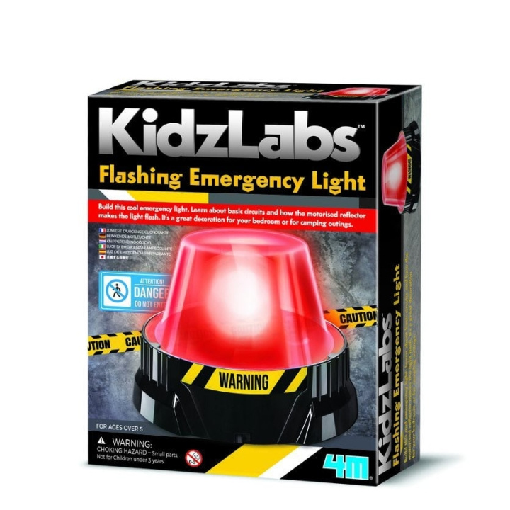 4M KidzLabs blinkende nødlys - (4M-03444) i gruppen LEGETØJ, BØRN & BABY / Legetøj / Eksperiment og gør det selv hos TP E-commerce Nordic AB (D17286)