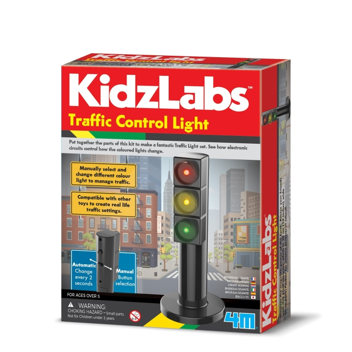 4M KidzLabs Traffic Control Light - (4M-03441) i gruppen LEGETØJ, BØRN & BABY / Legetøj / Eksperiment og gør det selv hos TP E-commerce Nordic AB (D17287)