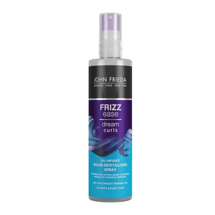John Frieda Frizz Ease Dream Curls Oil-Infused Wave-Revitalising Spray - 150 ml i gruppen SKØNHED & HELSE / Hår og styling / Hår styling / Hårmousse hos TP E-commerce Nordic AB (D17292)