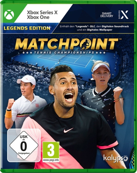 Matchpoint: Tennis Championships (Legends Edition) (IT/Multi in Game) (XseriesX) i gruppen HJEMMEELEKTRONIK / Spilkonsoller og tilbehør / Xbox Series X / Spil hos TP E-commerce Nordic AB (D17363)
