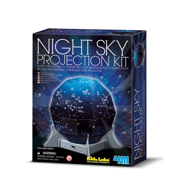 4M KidzLabs - Skab en nattehimmel-projektionssæt (13233) i gruppen LEGETØJ, BØRN & BABY / Legetøj / Eksperiment og gør det selv hos TP E-commerce Nordic AB (D17368)