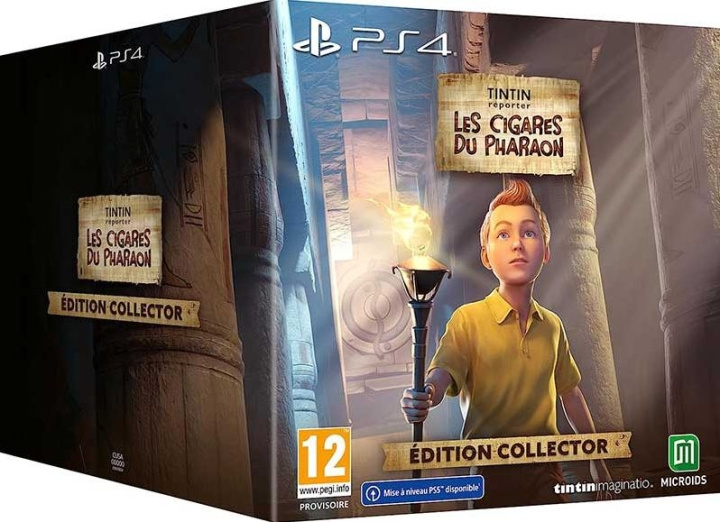 Tintin Reporter Cigars of the Pharaoh (Collector Edition) (PS4) i gruppen HJEMMEELEKTRONIK / Spilkonsoller og tilbehør / Sony PlayStation 4 / Spil hos TP E-commerce Nordic AB (D17371)