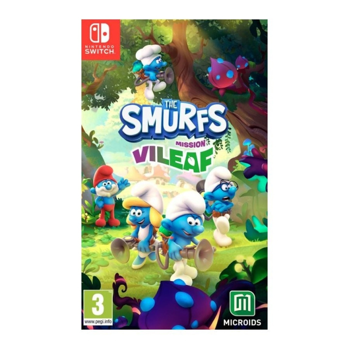 The Smurfs : Mission Vileaf (Switch) i gruppen HJEMMEELEKTRONIK / Spilkonsoller og tilbehør / Nintendo Switch / Spil hos TP E-commerce Nordic AB (D17379)
