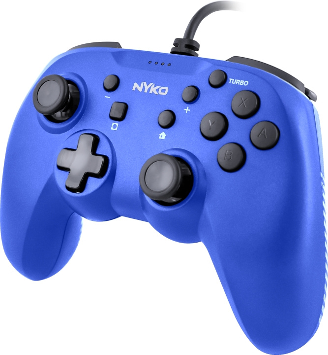 Nyko Prime Wired Controller - Blå til Switch i gruppen HJEMMEELEKTRONIK / Spilkonsoller og tilbehør / Nintendo Switch / Tilbehør hos TP E-commerce Nordic AB (D17501)