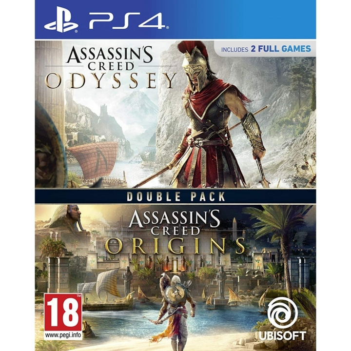 Assassin\'s Creed Origins & Odyssey (PS4) i gruppen HJEMMEELEKTRONIK / Spilkonsoller og tilbehør / Sony PlayStation 4 / Spil hos TP E-commerce Nordic AB (D17545)