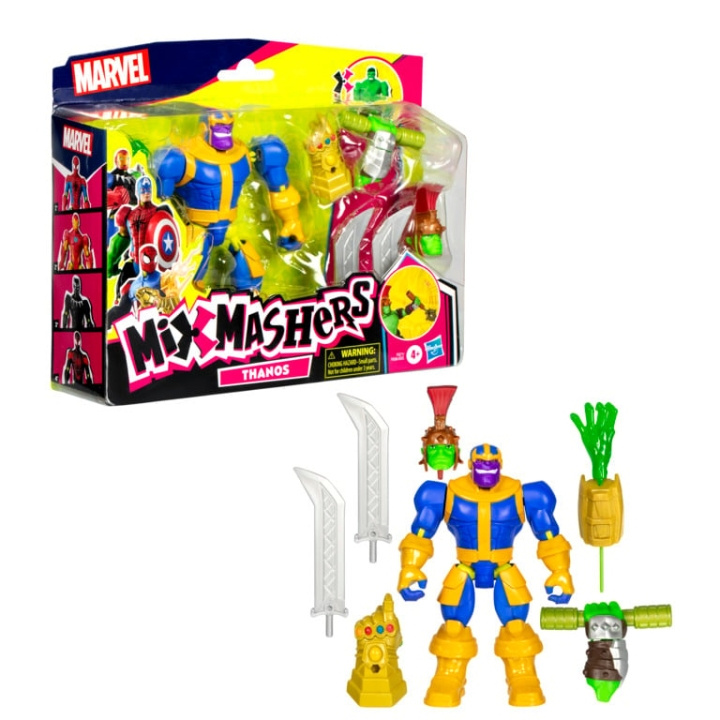 AVENGERS Marvel Mixmashers Thanos actionfigur (F9271) i gruppen LEGETØJ, BØRN & BABY / Legetøj / Docks og tilbehør hos TP E-commerce Nordic AB (D17561)