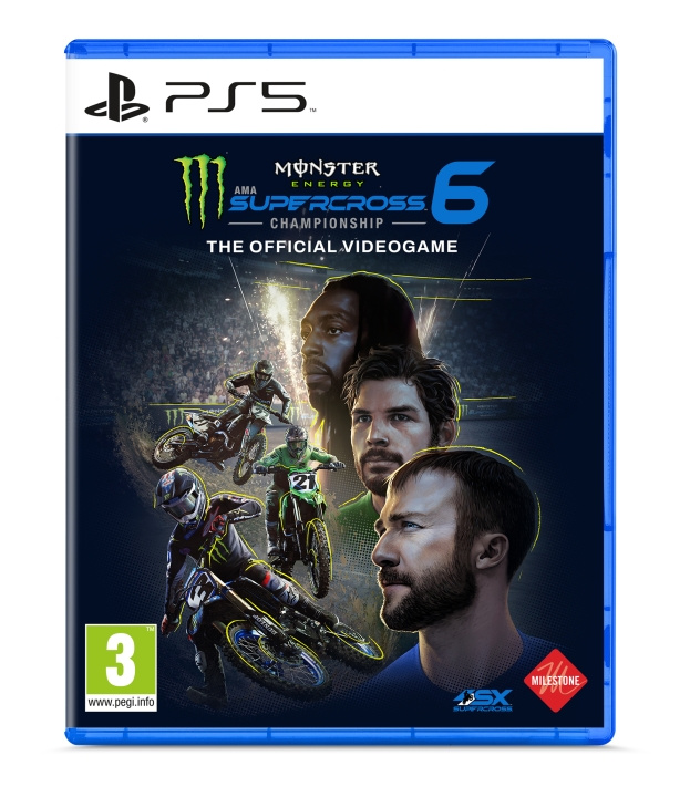 Monster Energy Supercross – The Official Videogame 6 (PS5) i gruppen HJEMMEELEKTRONIK / Spilkonsoller og tilbehør / Sony PlayStation 5 / Spil hos TP E-commerce Nordic AB (D17564)
