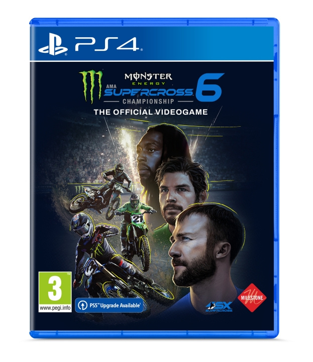 Monster Energy Supercross – The Official Videogame 6 (PS4) i gruppen HJEMMEELEKTRONIK / Spilkonsoller og tilbehør / Sony PlayStation 4 / Spil hos TP E-commerce Nordic AB (D17574)