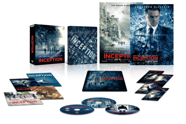 INCEPTION STEELBOOK 3-disc (BD + 4K UHD i gruppen HJEMMEELEKTRONIK / Lyd & billede / Tv og tilbehør / Film / Blu-ray hos TP E-commerce Nordic AB (D17636)