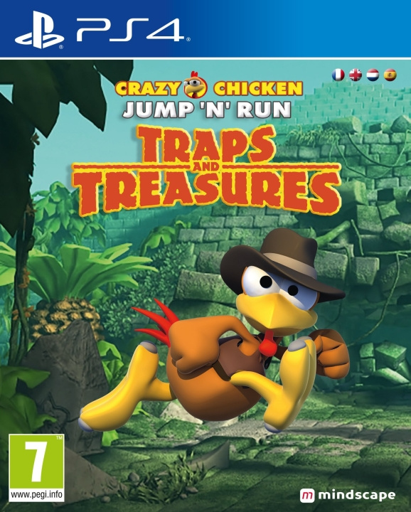 Crazy Chicken: Traps And Treasures (PS4) i gruppen HJEMMEELEKTRONIK / Spilkonsoller og tilbehør / Sony PlayStation 4 / Spil hos TP E-commerce Nordic AB (D17673)