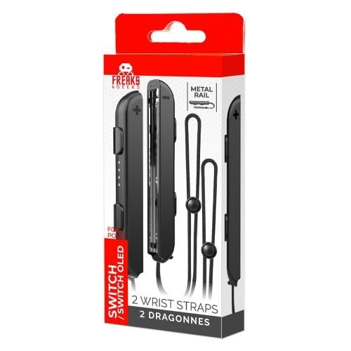 Trade Invaders Joy-Con håndledsrem *1 par Sort i gruppen HJEMMEELEKTRONIK / Spilkonsoller og tilbehør / Nintendo Switch / Tilbehør hos TP E-commerce Nordic AB (D17691)