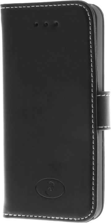 Insmat Exclusive Flip Case Pungetui Apple iPhone SE, sort i gruppen SMARTPHONES & TABLETS / Mobil Beskyttelse / Apple / iPhone X/XS hos TP E-commerce Nordic AB (D17832)