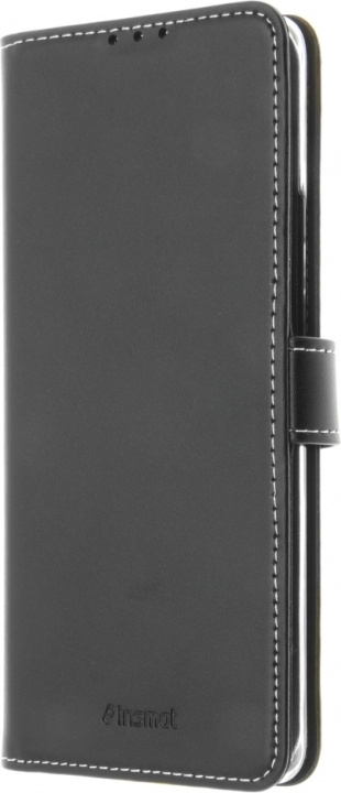 Insmat Eksklusivt Flip Case pungetui, Oneplus 8, sort i gruppen SMARTPHONES & TABLETS / Mobil Beskyttelse / OnePlus hos TP E-commerce Nordic AB (D17870)