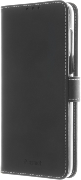 Insmat Exclusive Flip Case Pungetui Motorola Moto G8 Power, sort i gruppen SMARTPHONES & TABLETS / Mobil Beskyttelse / Motorola hos TP E-commerce Nordic AB (D17871)