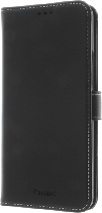 Insmat Exclusive Flip Case pungetui, Oneplus Nord, sort i gruppen SMARTPHONES & TABLETS / Mobil Beskyttelse / OnePlus hos TP E-commerce Nordic AB (D17875)