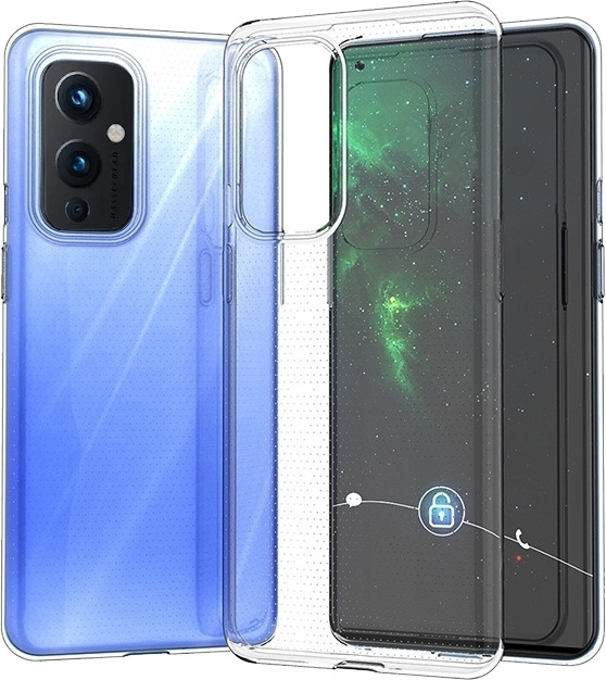 Insmat Bagcover i krystal, OnePlus 9 i gruppen SMARTPHONES & TABLETS / Mobil Beskyttelse / OnePlus hos TP E-commerce Nordic AB (D17895)