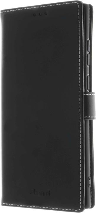Insmat Exclusive Flip Case pungetui, Samsung Galaxy S22 Ultra 5G, sort i gruppen SMARTPHONES & TABLETS / Mobil Beskyttelse / Samsung hos TP E-commerce Nordic AB (D17926)