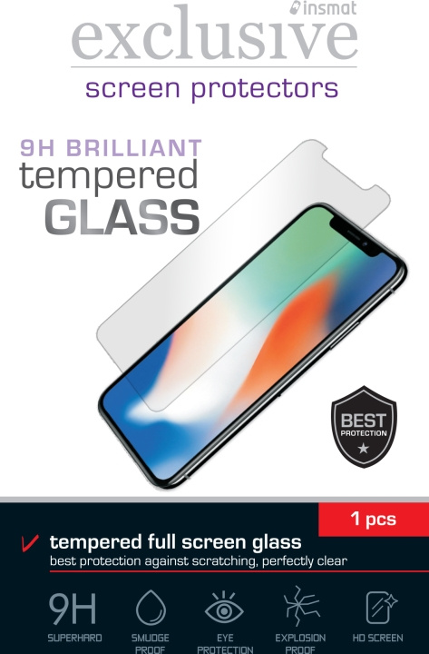 Insmat Brillant glas til fuld skærm, Samsung Galaxy XCover7 i gruppen SMARTPHONES & TABLETS / Mobil Beskyttelse / Samsung hos TP E-commerce Nordic AB (D18034)