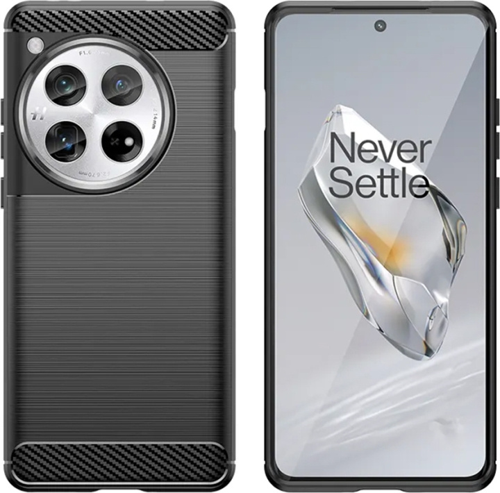 Insmat C&S Style bagcover, OnePlus 12, sort i gruppen SMARTPHONES & TABLETS / Mobil Beskyttelse / OnePlus hos TP E-commerce Nordic AB (D18038)