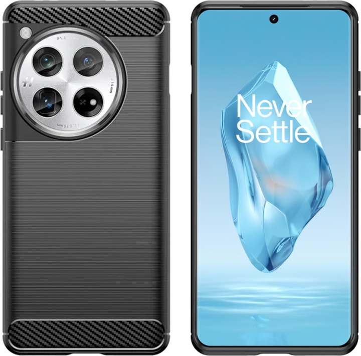 Insmat C&S Style bagcover, OnePlus 12R, sort i gruppen SMARTPHONES & TABLETS / Mobil Beskyttelse / OnePlus hos TP E-commerce Nordic AB (D18042)