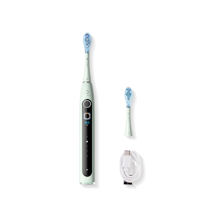 Oclean Elektrisk Tandbørste X Pro 20 Grøn i gruppen SKØNHED & HELSE / Oral pleje / Elektriske tandbørster hos TP E-commerce Nordic AB (D18136)