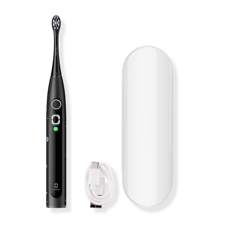 Oclean Elektrisk Tandbørste X Kids Set Sort i gruppen SKØNHED & HELSE / Oral pleje / Elektriske tandbørster hos TP E-commerce Nordic AB (D18151)