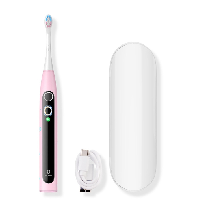 Oclean Electric Toothbrush X Kids Set Pink i gruppen SKØNHED & HELSE / Oral pleje / Tilbehør til elektriske tandbørster hos TP E-commerce Nordic AB (D18152)