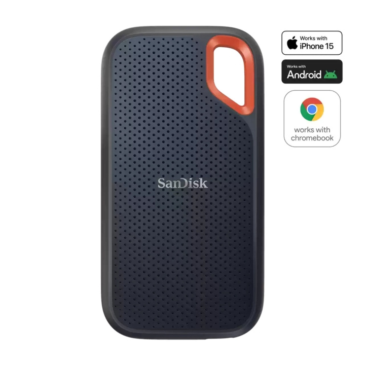SanDisk SSD Extreme 8TB Bærbar NVMe 1050MB/s i gruppen COMPUTERTILBEHØR / Computerkomponenter / Harddiske / SSD hos TP E-commerce Nordic AB (D18161)