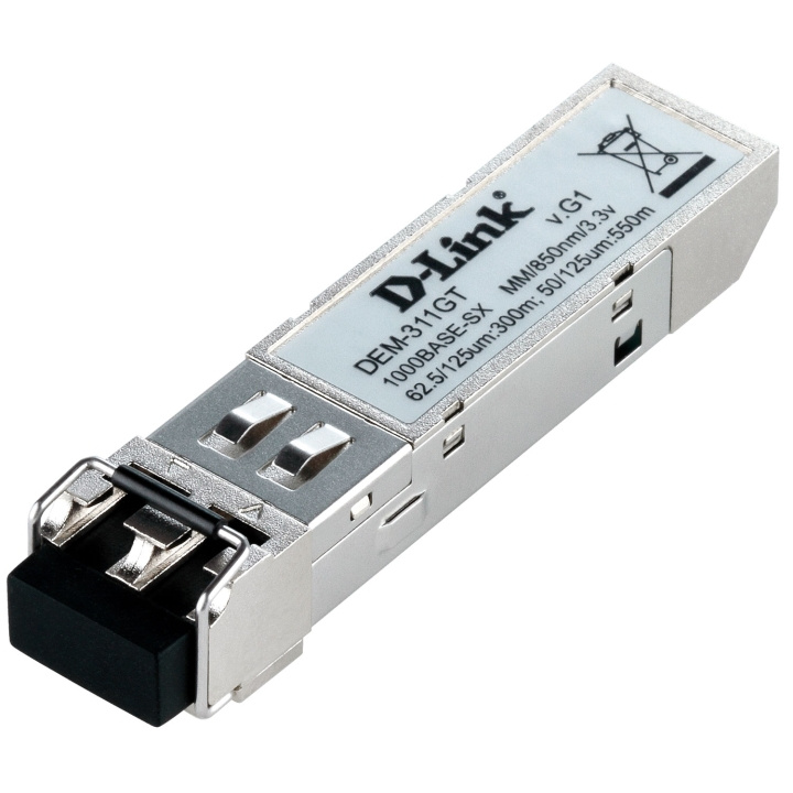 D-Link DEM-311GT 1-port Mini-GBIC SFP to 1000BaseSX Ethernetmodul 550m i gruppen COMPUTERTILBEHØR / Netværk / Mediekonvertere hos TP E-commerce Nordic AB (D18168)