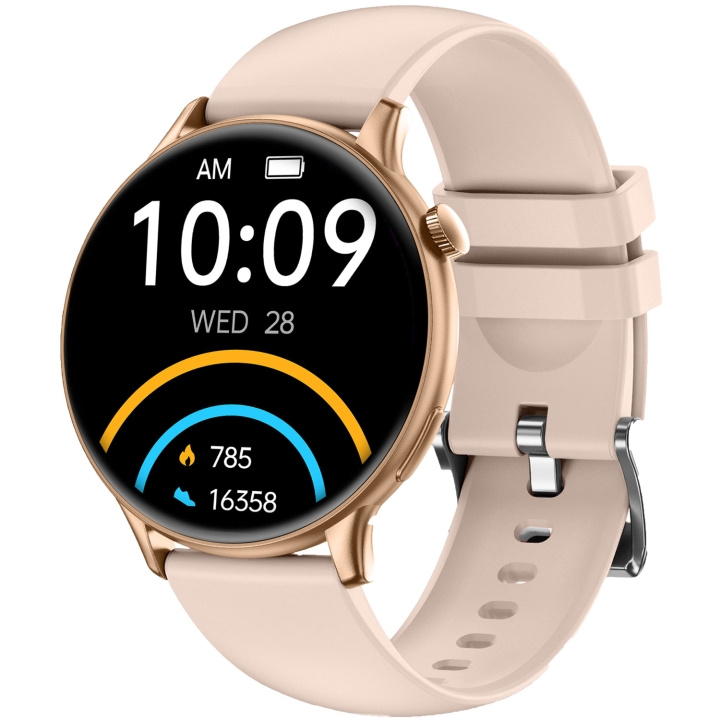 KSIX Smartklocka Core 2 AMOLED - Rosa i gruppen SPORT, FRITID & HOBBY / Smartwatch & Aktivitetsmåler / Smartwatches hos TP E-commerce Nordic AB (D18175)