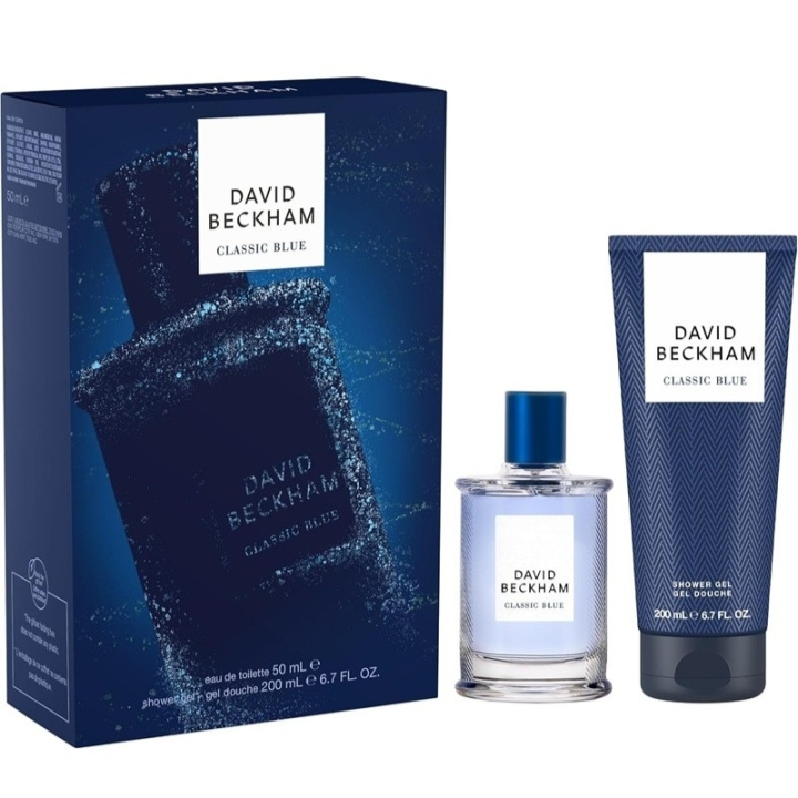 David Beckham Giftset David Beckham Classic Blue Edt 50ml + Shower Gel 200ml i gruppen SKØNHED & HELSE / Gaveæske / Gaveæske til ham hos TP E-commerce Nordic AB (D18210)