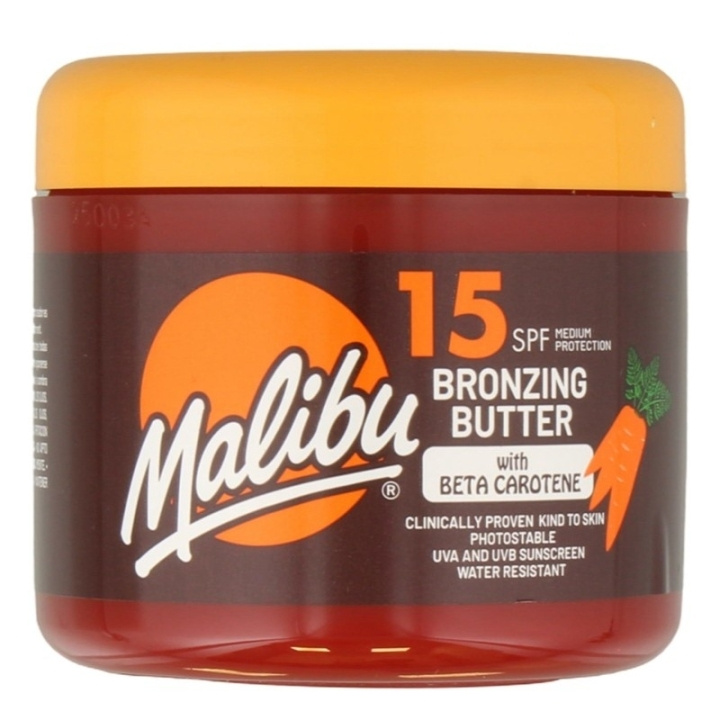 Malibu Bronzing Butter with Beta Carotene SPF15 300ml i gruppen SKØNHED & HELSE / Hudpleje / Tanning / Brun uden sol hos TP E-commerce Nordic AB (D18212)
