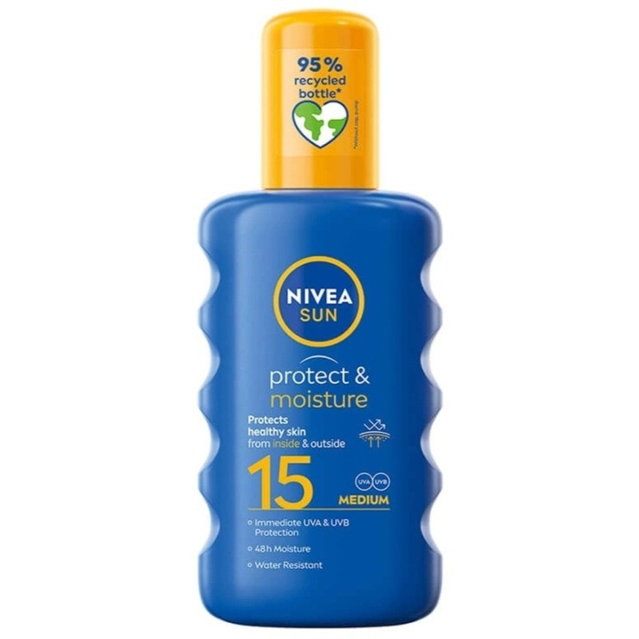 Nivea Sun Protect & Moisture Spray SPF15 200ml i gruppen SKØNHED & HELSE / Hudpleje / Tanning / Solbeskyttelse hos TP E-commerce Nordic AB (D18215)