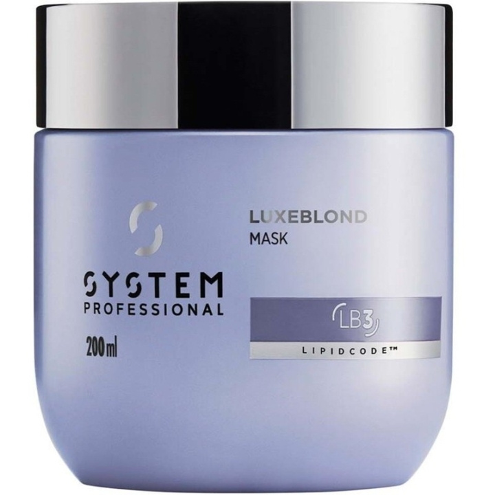 System Professional LuxeBlond Mask 200ml i gruppen SKØNHED & HELSE / Hår og styling / Hårpleje / Hårmaske hos TP E-commerce Nordic AB (D18284)