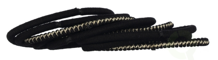 Bachca Paris Thick Hair Elastics Set 9 piece 9 Pieces Black & Lurex i gruppen SPORT, FRITID & HOBBY / Accessories / Øvrige accessories hos TP E-commerce Nordic AB (D18297)