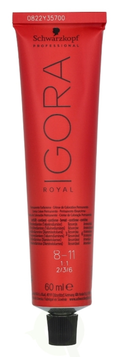 Schwarzkopf Igora Royal Permanent Color Creme 60 ml 45880 i gruppen SKØNHED & HELSE / Hår og styling / Hårpleje / Hårfarve / Hårfarve & Farve bombe hos TP E-commerce Nordic AB (D18376)